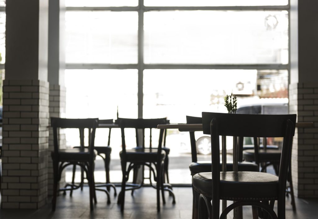 sitting area in restaurant